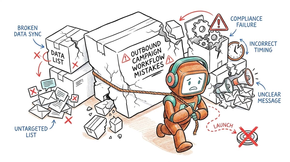 Outbound Campaign Workflow Mistakes Demand Gen Teams Make